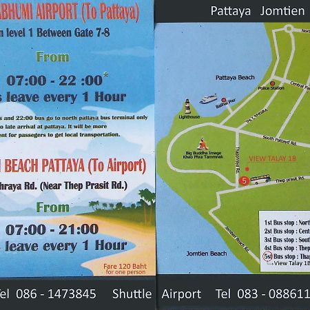 View Talay 1B Serviced Apartments Pattaya Eksteriør billede