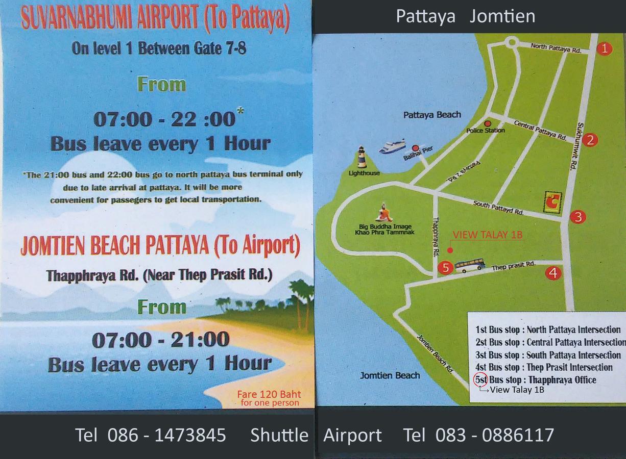 View Talay 1B Serviced Apartments Pattaya Eksteriør billede