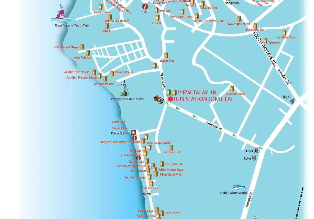 View Talay 1B Serviced Apartments Pattaya Eksteriør billede